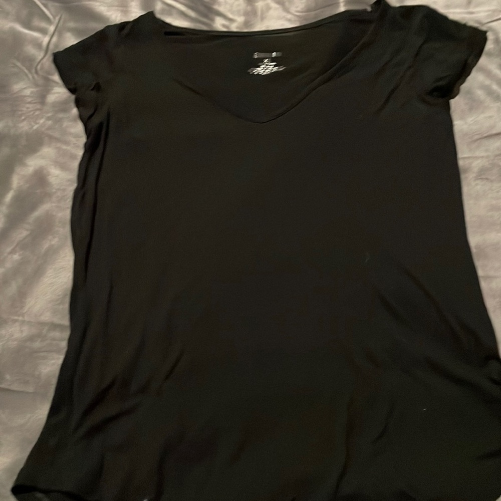 Jennifer Lopez T-shirt oversized black shirt sleeve